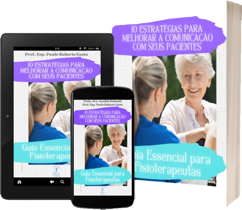 Mockup oficial do eBook 10 Estratégias para Melhorar a Comunicação com seus Pacientes